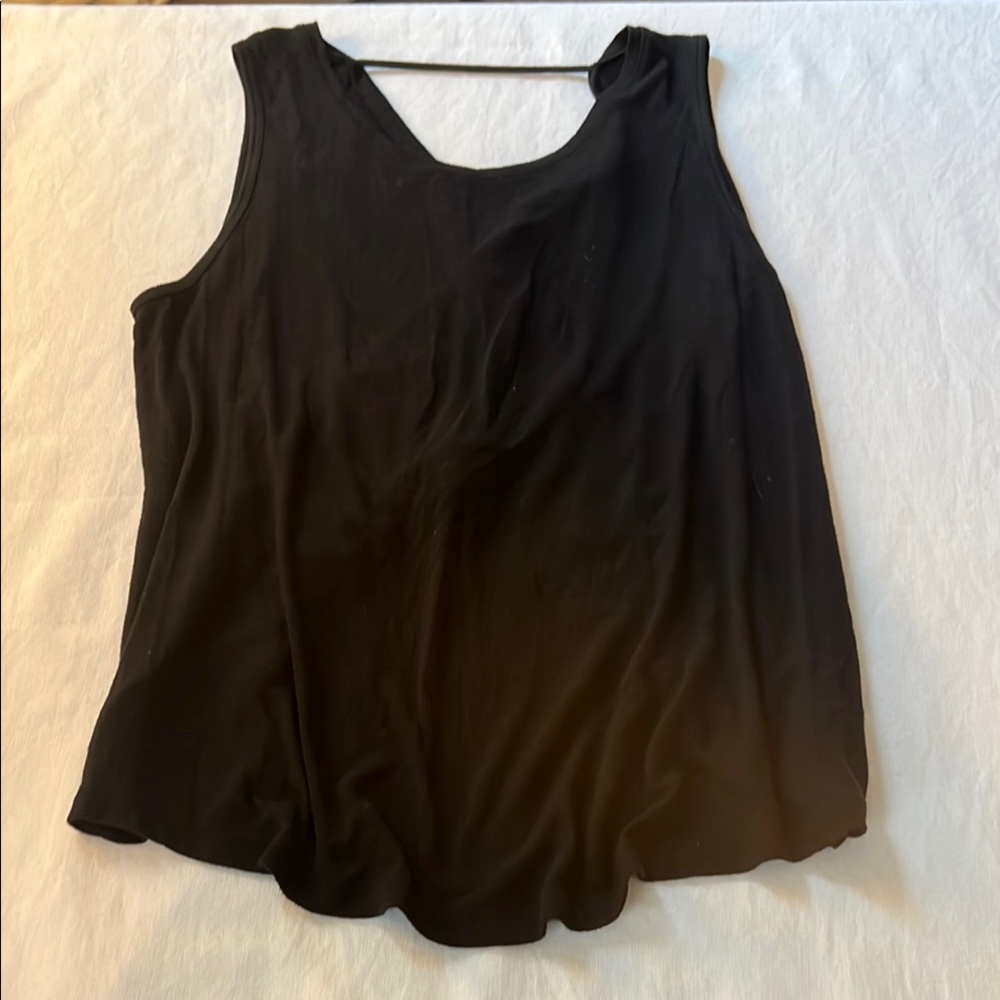 Athleta Black Tank Top with Modern Style